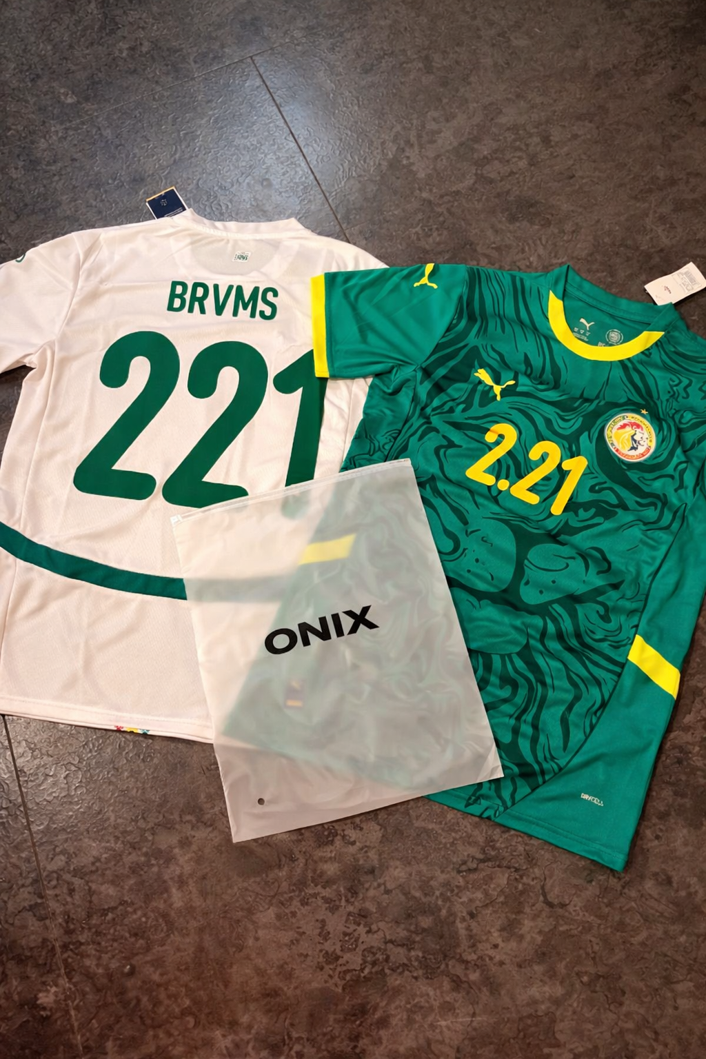 Sénégal – Maillot Extérieur 2024/2025 (2 Étoiles CAN 2025) – Blanc - dos
