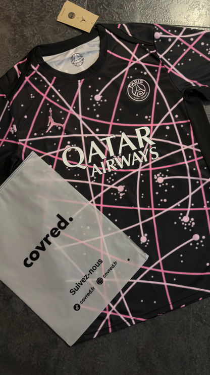 Paris Saint-Germain – Maillot Entraînement 25/26 – Noir,Rose - dos