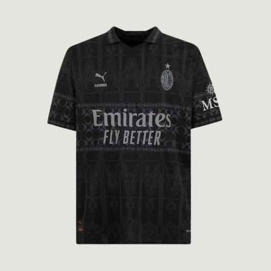 AC Milan - Maillot x PLEASURES Forth 23/24 - Noir DERBYX