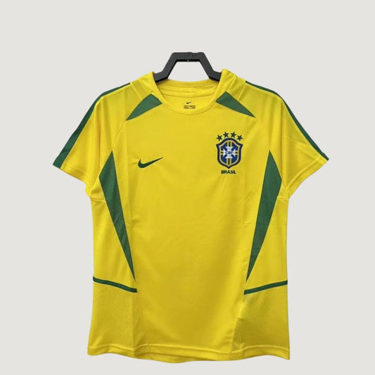 BRÉSIL - MAILLOT RÉTRO 2002 - JAUNE,VERT DERBYX