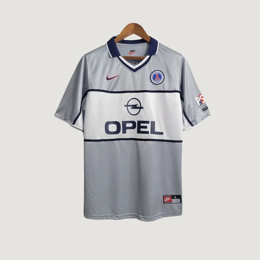PARIS SAINT GERMAIN ( PSG ) - MAILLOT RÉTRO 2000 - GRIS DERBYX