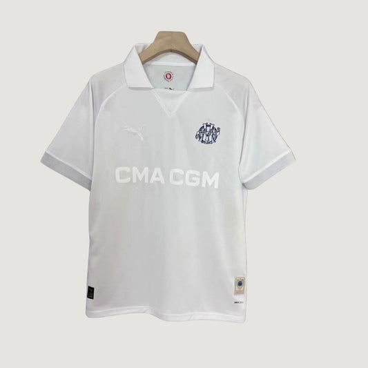 OLYMPIQUE DE MARSEILLE - MAILLOT ANNIVERSAIRE 125ANS 24/25 - BLANC DERBYX