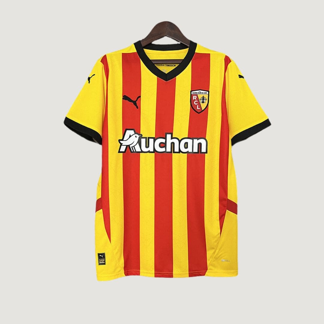 RC LENS - MAILLOT DOMICILE 24/25 - JAUNE, ROUGE DERBYX