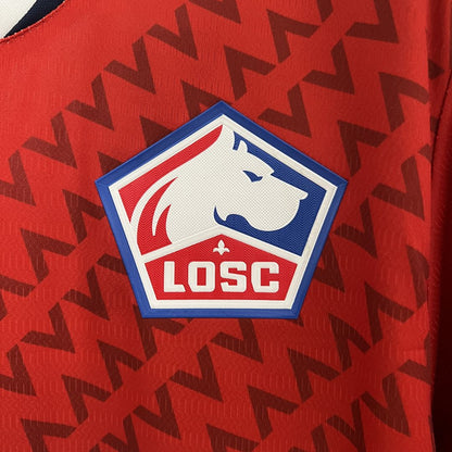 LOSC LILLE - MAILLOT DOMICILE 24/25 - ROUGE DERBYX