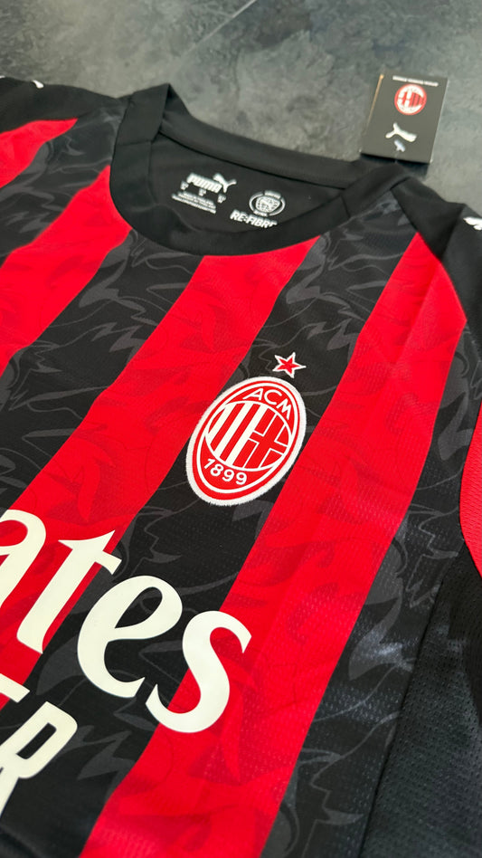 AC Milan – Maillot Domicile 2025/26 – Rouge & Noir - dos