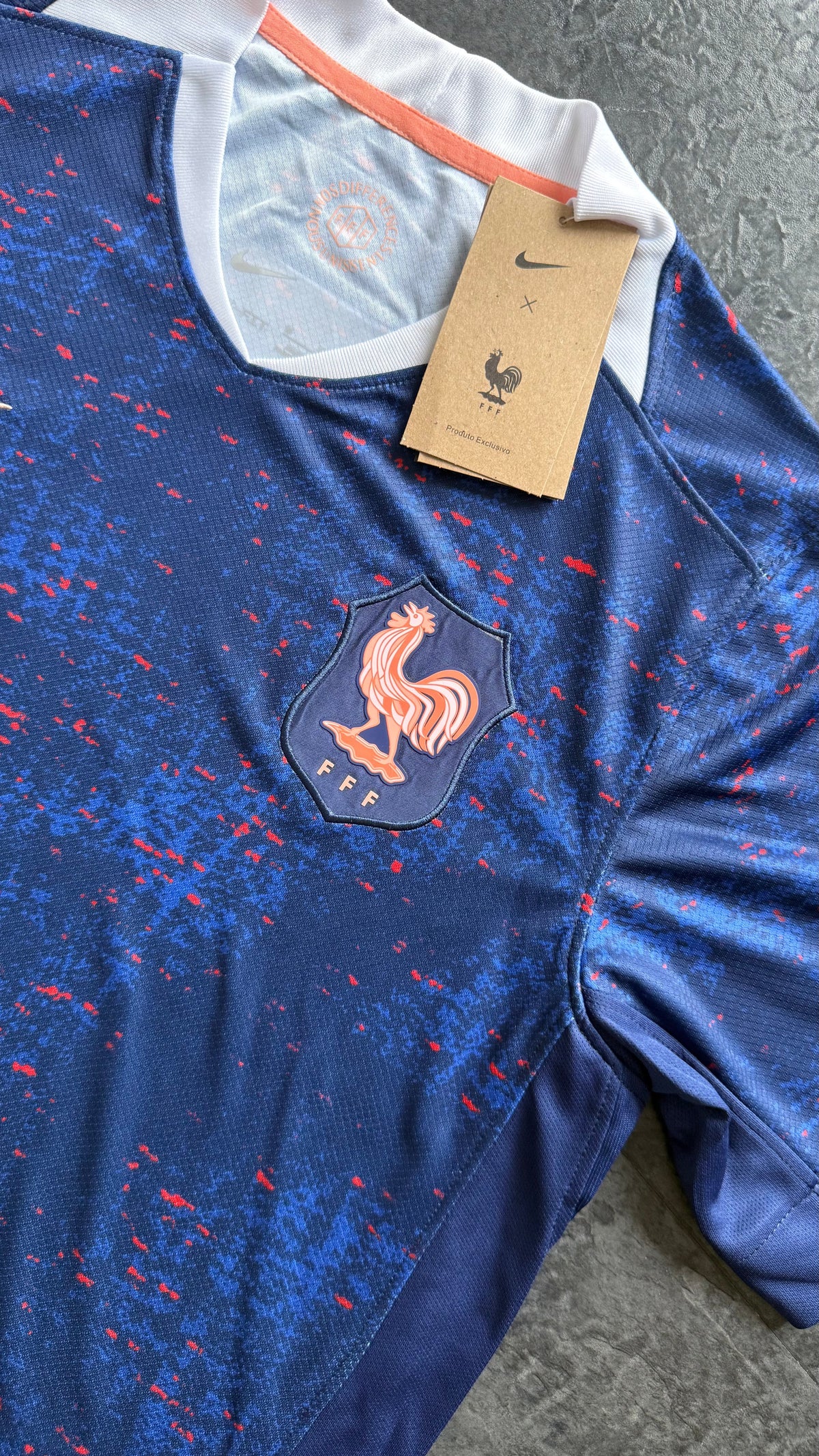 France Féminine – Maillot Domicile 2025/26 – Bleu marine - dos