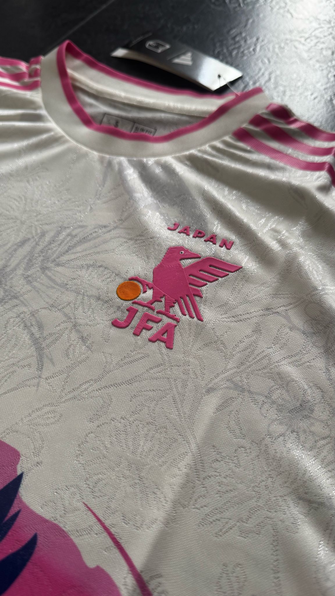 Japon – Maillot Concept – Blanc Rose Bleu - dos