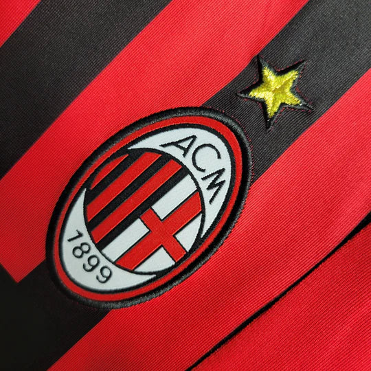Maillot AC Milan Retro 2007 2008 Manche Longue DERBYX