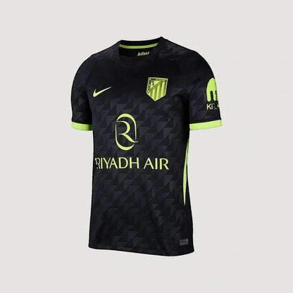 Atlético Madrid – Maillot Extérieur 2026/27 – Noir, Vert fluo - avant