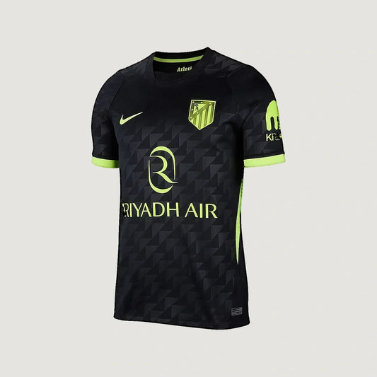 Atlético Madrid – Maillot Extérieur 2026/27 – Noir, Vert fluo - avant