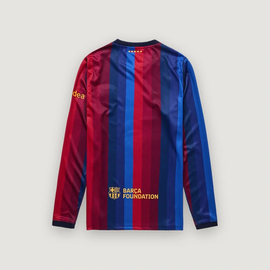 FC Barcelone – Maillot Domicile Manches Longues 2026/27 – Bleu, Grenat & Or - dos
