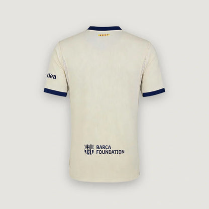 FC Barcelone – Maillot Fourth 2026/27 – Crème, Bordeaux & Bleu Marine - dos