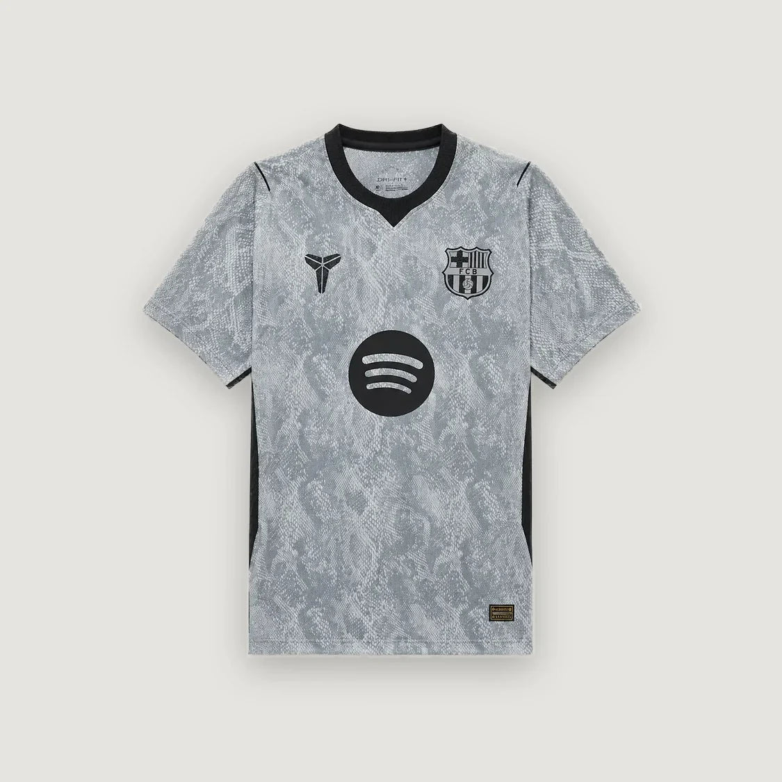 FC Barcelone – Maillot Gardien 2 2026/27 – Gris & Noir - avant