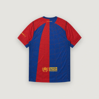 FC Barcelone – Maillot Édition Spéciale Spider-Man – Bleu, Grenat & Jaune - dos