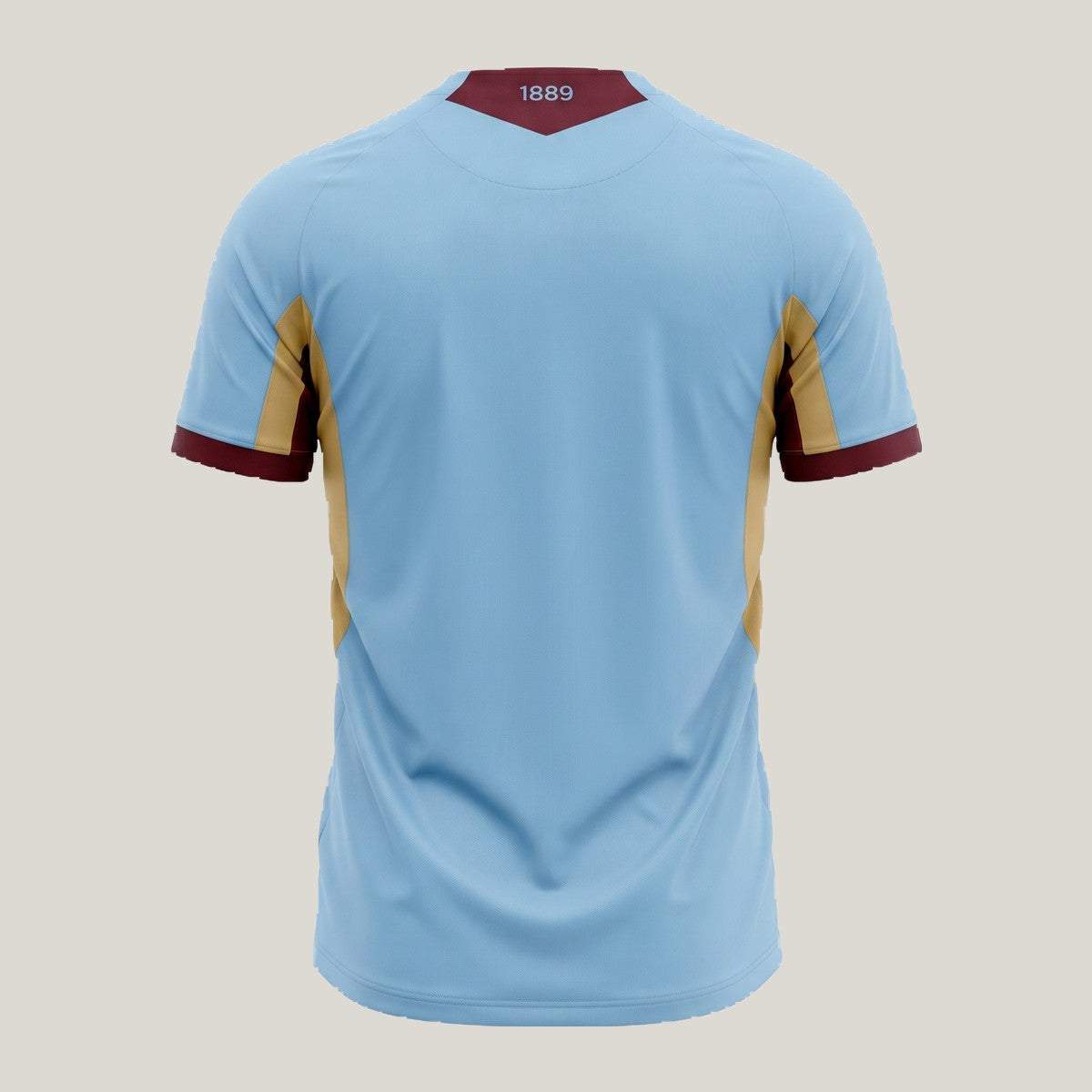 Brentford – Maillot Third 26/27 – Bleu ciel, Gris clair, Bordeaux - dos