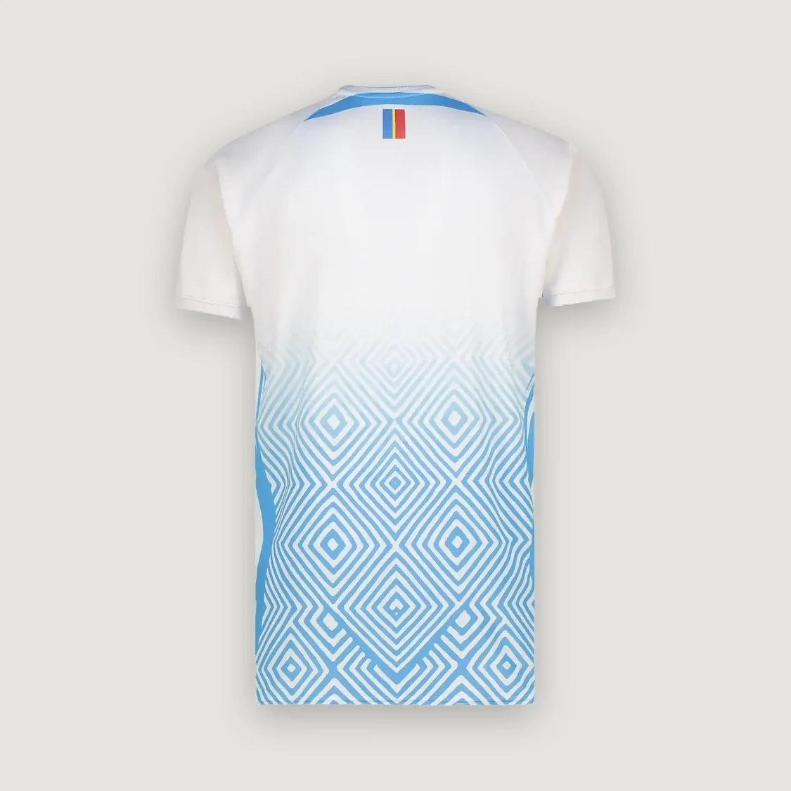 Congo – Maillot Extérieur Coupe du Monde 2026 – Blanc, Bleu Ciel - dos