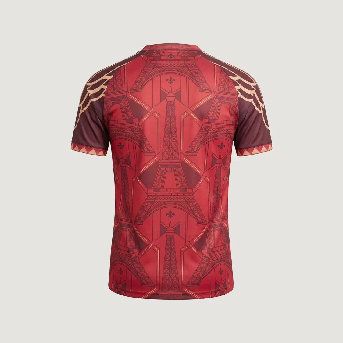 Paris Saint-Germain – Maillot Concept 2026/27 – Rouge, Bordeaux, Or - dos