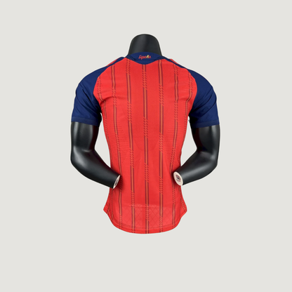 Espagne – Maillot Domicile Coupe du Monde 2026 – Rouge, Bleu, Jaune - dos