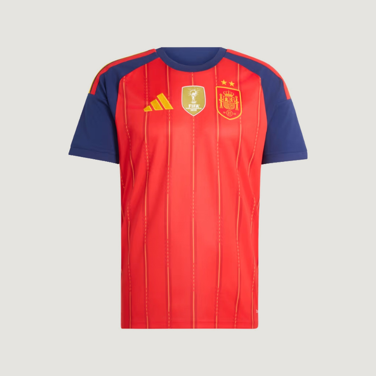 Espagne – Maillot Domicile Coupe du Monde 2026 – Rouge, Bleu, Jaune - avant