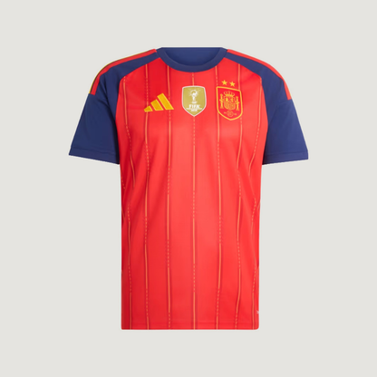 Espagne – Maillot Domicile Coupe du Monde 2026 – Rouge, Bleu, Jaune - avant