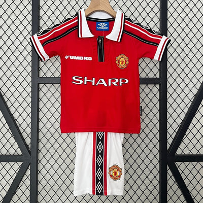 1998-1999 Ensemble Enfant Manchester United Rétro DERBYX