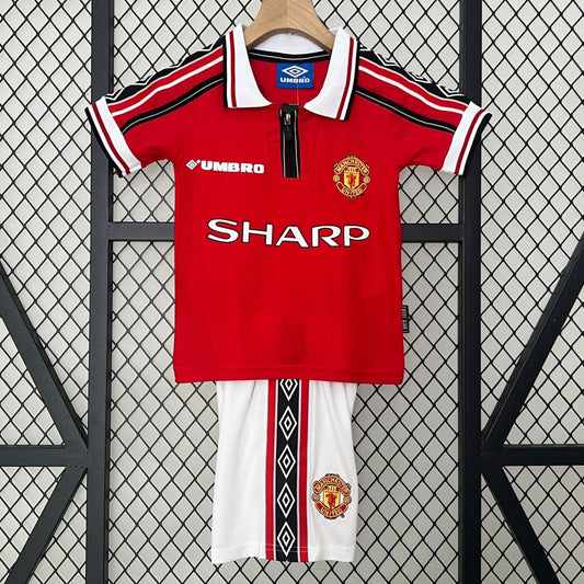 1998-1999 Ensemble Enfant Manchester United Rétro DERBYX