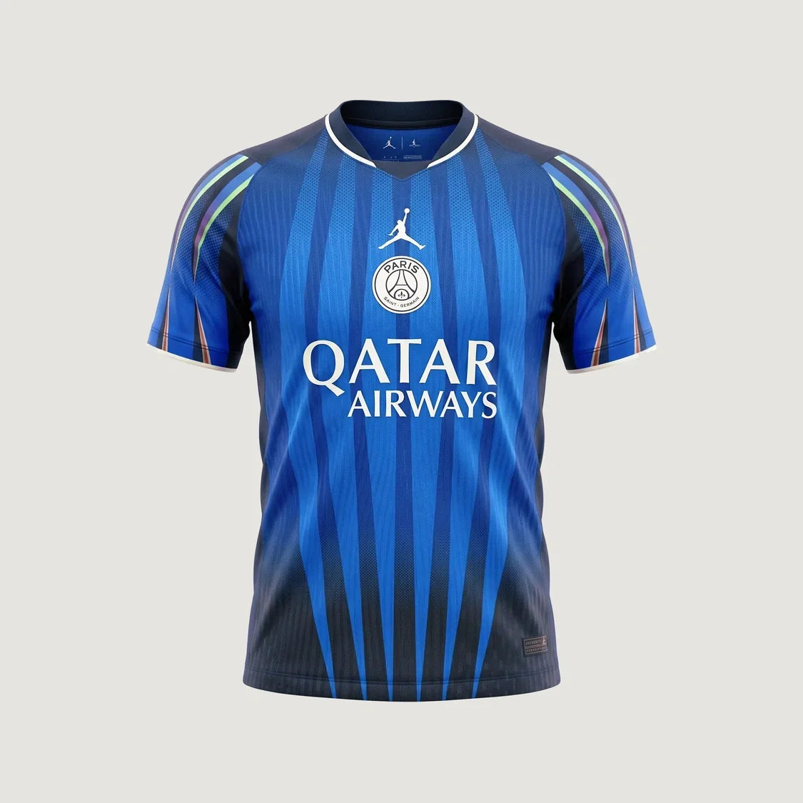 Paris Saint-Germain – Maillot Concept 2026/27 – Bleu, Noir, Vert - avant