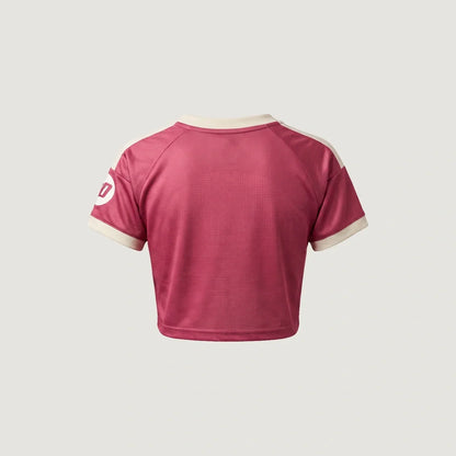 Real Madrid – Crop Top Third 2026/27 – Rose, Crème - dos
