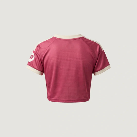 Real Madrid – Crop Top Third 2026/27 – Rose, Crème - dos