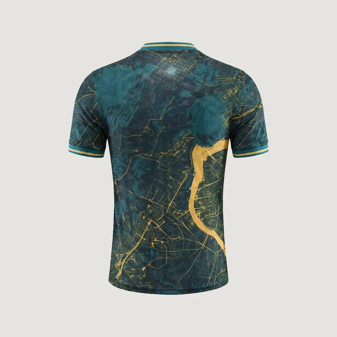 France – Maillot Concept 2026 – Vert canard, Or - dos