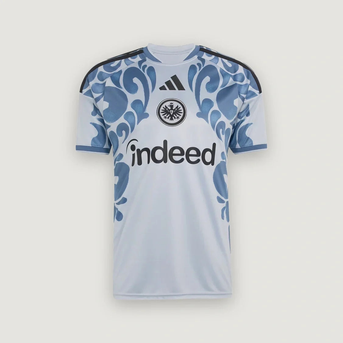 Eintracht Francfort – Maillot Third 2026/27 – Gris, Bleu - avant