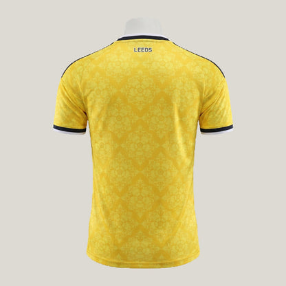 Leeds United – Maillot Extérieur 26/27 – Jaune, Doré, Orange - dos