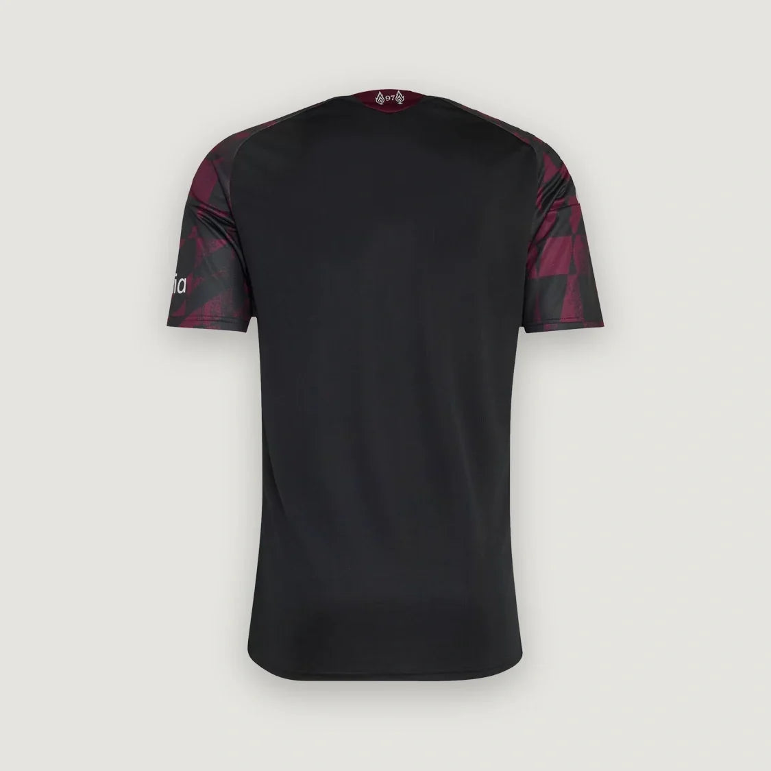 Liverpool – Maillot Third 2026/27 – Noir, Bordeaux - dos