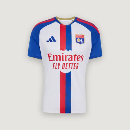 Olympique Lyonnais – Maillot Domicile 2026/27 – Blanc, Bleu, Rouge - avant