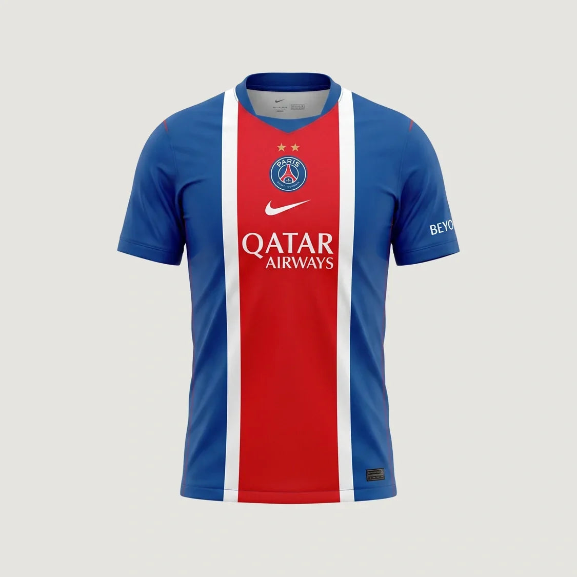 Paris Saint-Germain – Maillot Domicile 2 Étoiles 2026/27 – Bleu, Rouge, Blanc - avant