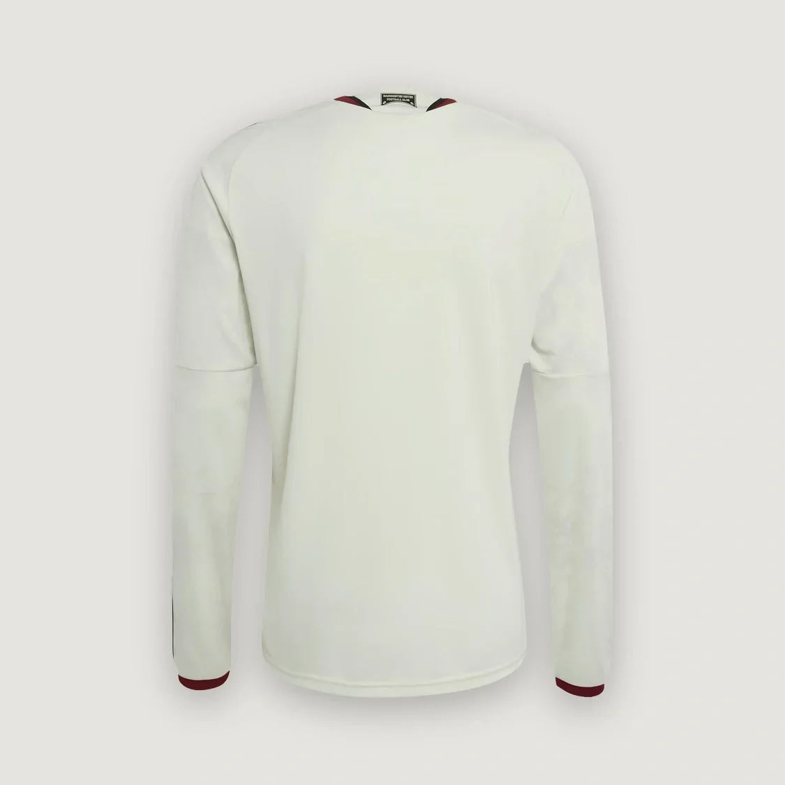 Manchester United – Maillot Third Manches Longues 2026/27 – Crème, Bordeaux - dos