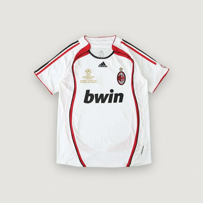 AC Milan – Maillot Rétro Extérieur 2006/07 – Blanc & Rouge - avant