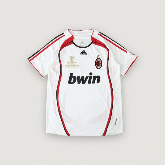 AC Milan – Maillot Rétro Extérieur 2006/07 – Blanc & Rouge - avant