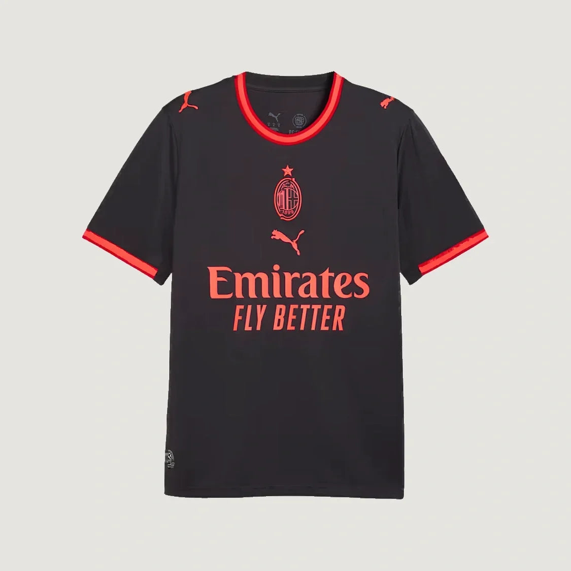 AC Milan – Maillot Third 2026/27 – Noir, Rouge corail - avant