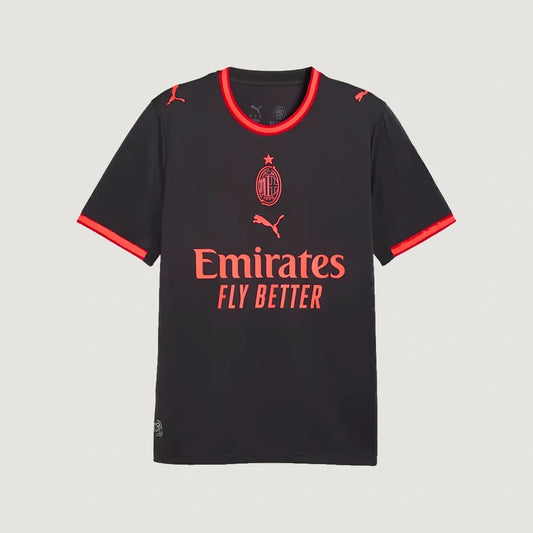 AC Milan – Maillot Third 2026/27 – Noir, Rouge corail - avant