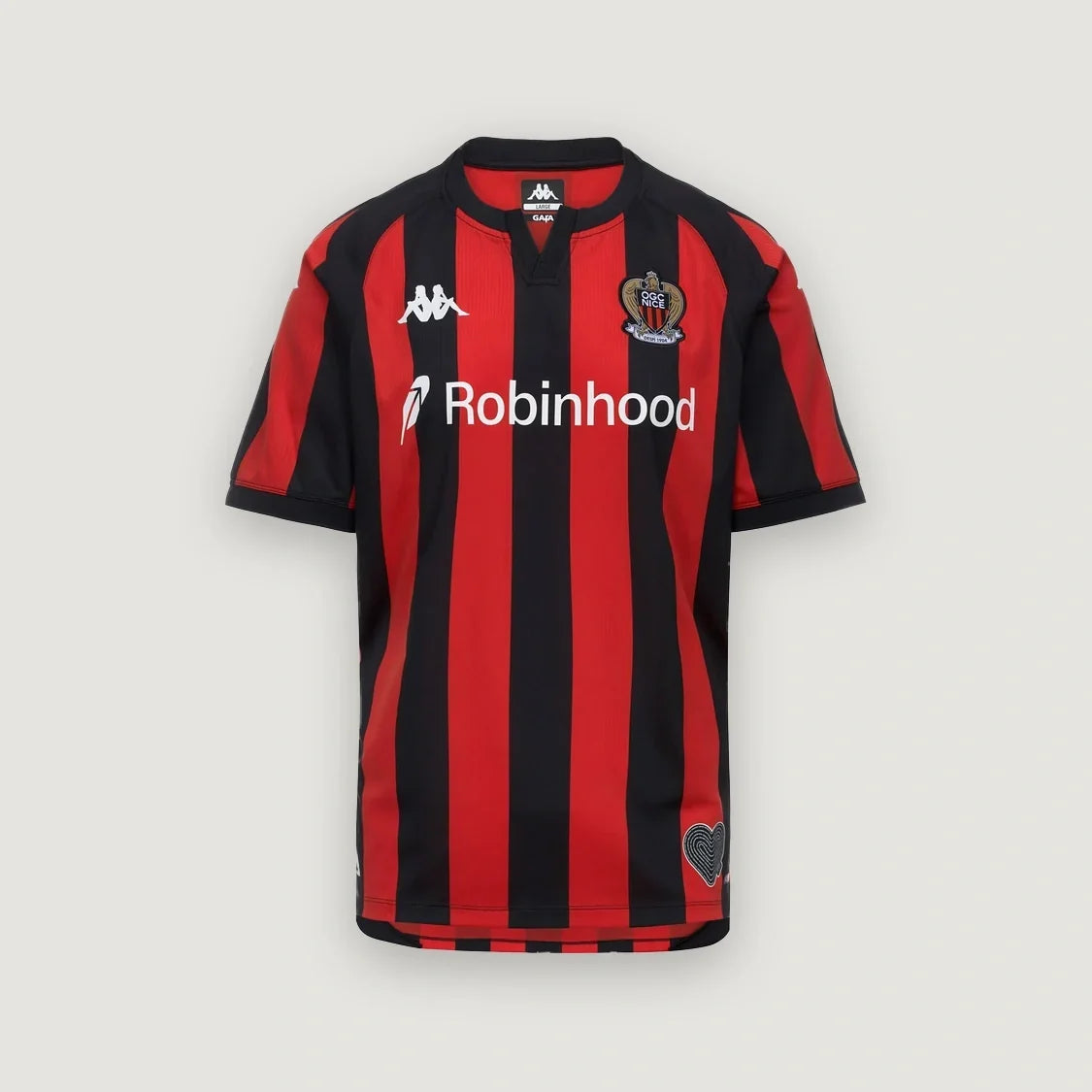 OGC Nice – Maillot Domicile 2026/27 – Rouge, Noir - avant