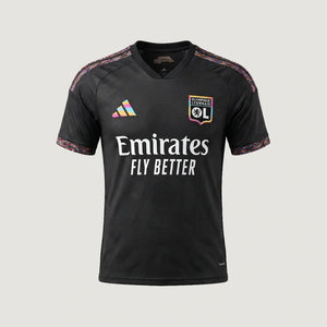 Olympique Lyonnais – Maillot Third 2026/27 – Noir, Multicolore - avant
