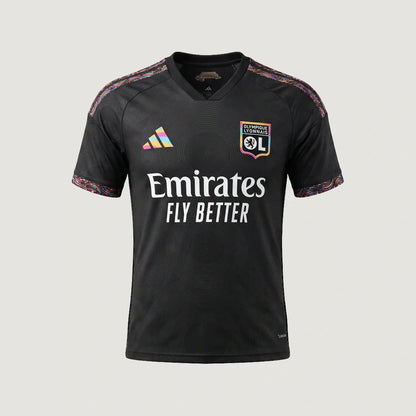Olympique Lyonnais – Maillot Third 2026/27 – Noir, Multicolore - avant