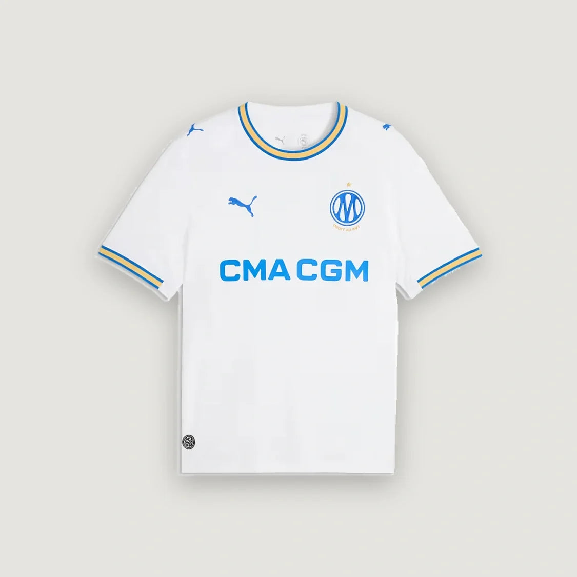 Olympique de Marseille – Maillot Domicile 2026/27 – Blanc, Bleu, Jaune - avant