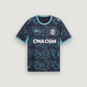 Olympique de Marseille – Maillot Extérieur 2026/27 – Marine, Bleu ciel - avant