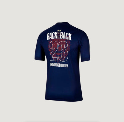 Paris Saint-Germain - Domicile Édition LDC 2026 - Bleu, Marine, Rouge - dos