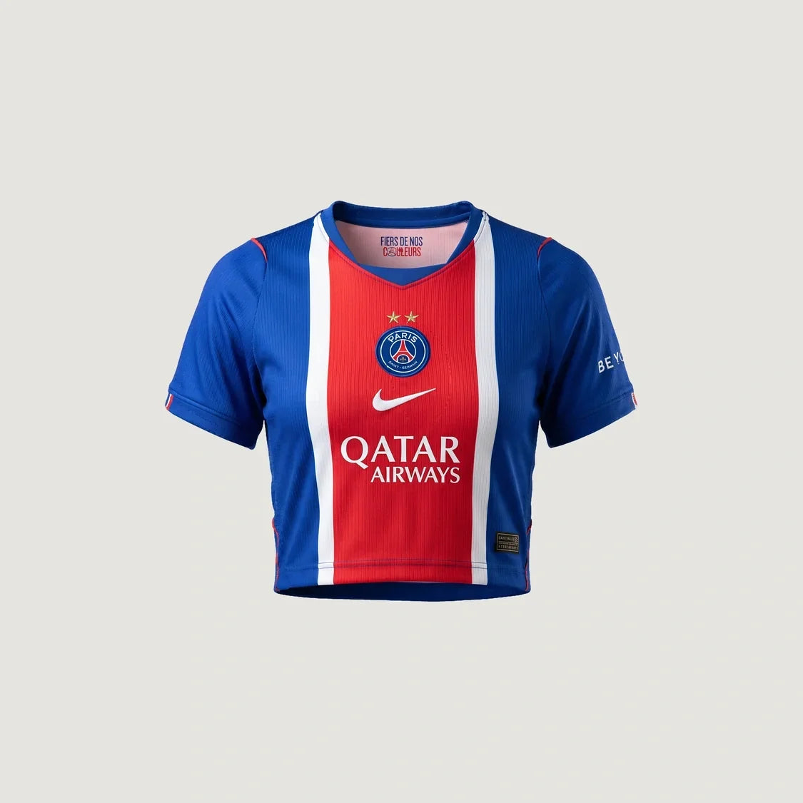 Paris Saint-Germain – Crop Top Domicile 2026/27 – Bleu, Rouge, Blanc - avant