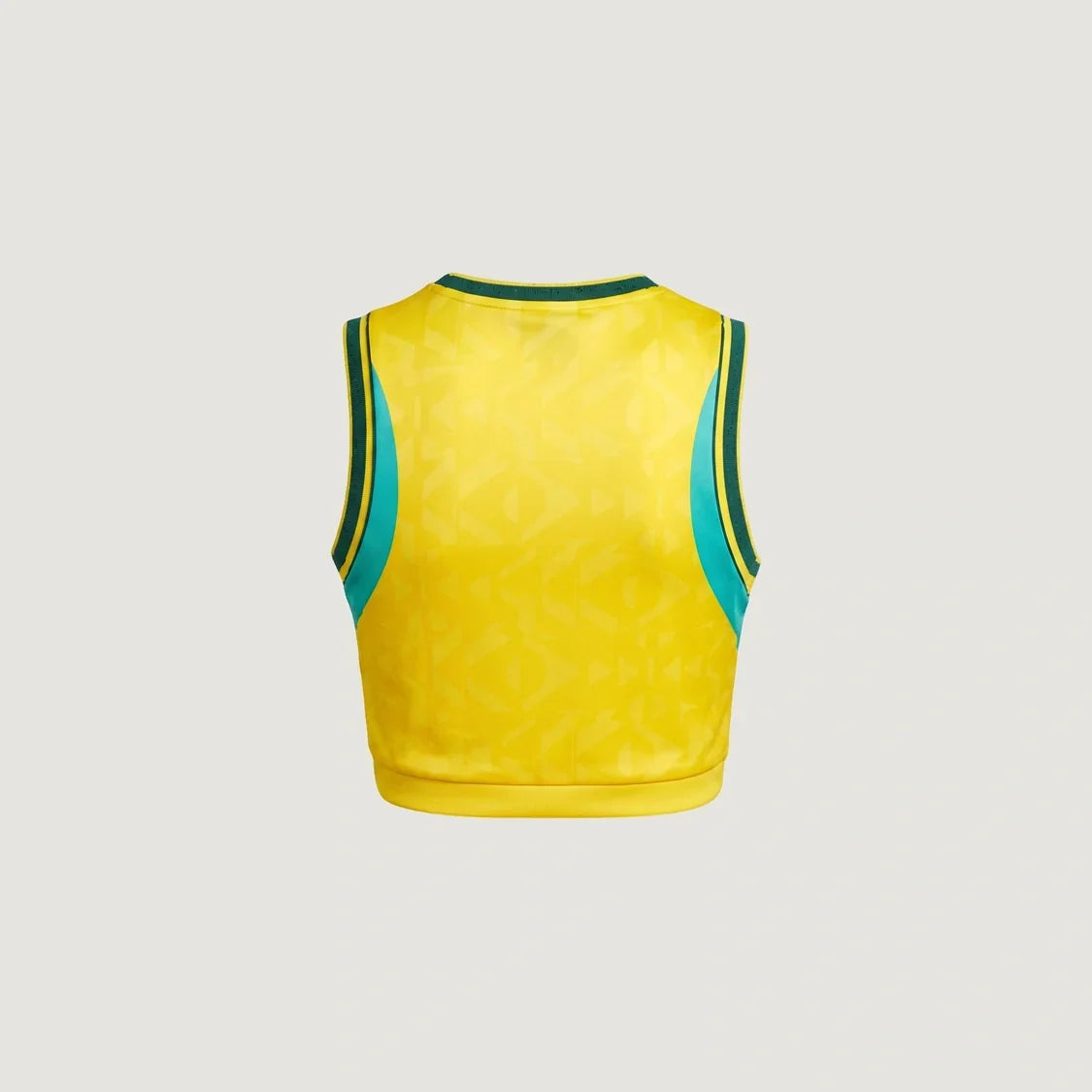Brésil – Crop Top Domicile 2026 – Jaune, Vert - dos