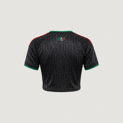 Mexique – Crop Top Third 2026 – Noir, Vert, Rouge - dos