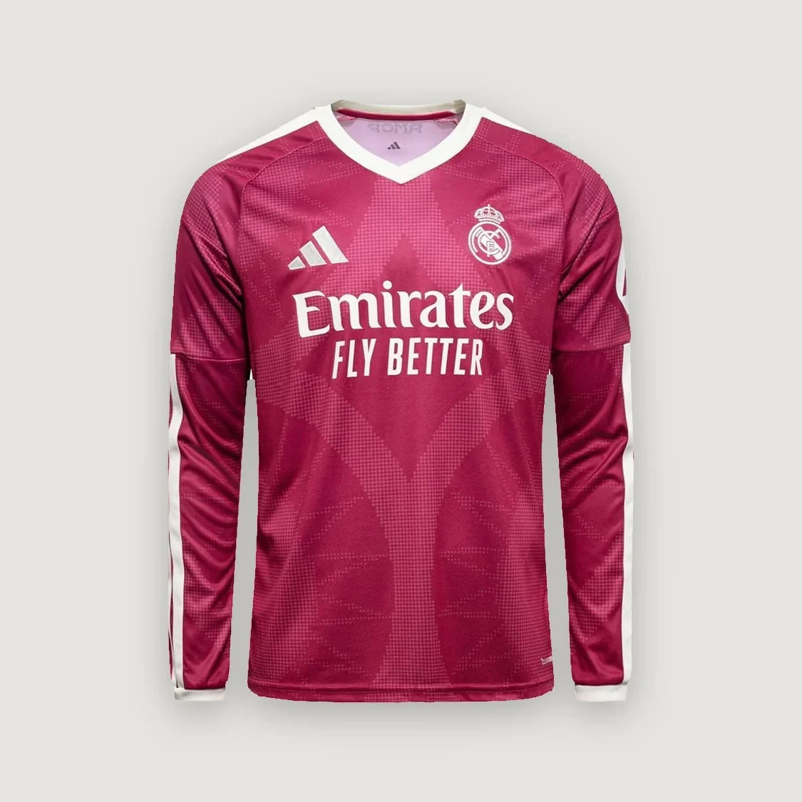 Real Madrid – Maillot Third Manches Longues 2026/27 – Rose Framboise - avant